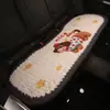 Juego de cojines para asiento de coche de varios cojines para perro salchicha al por mayor transfronterizo, cojín de asiento de tela de lino y algodón de tres piezas, nuevo cojín de dibujos animados para las cuatro estaciones