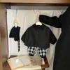 Pantalones de Chándal a Cuadros Retro Estilo Coreano para Bebé, Nuevos de Primavera y Otoño, Pantalones Jogger Sueltos Casuales para Bebés, Pantalones Largos Versátiles