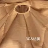 Tecido de Organza Macio Sedoso Franzido Estilo Ilha Atacado Tecido Decorativo para Vestido Lolita de Designer de Alto Padrão
