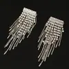 Versión coreana de pendientes de borla de diamantes de alta calidad para joyería Suministro de puesto mayorista de joyería de Yiwu E258