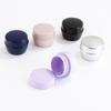 3g-15g Frasco de Cogumelo para Nail Art Pote de Cola Pintada Estilo Japonês Caixa Redonda Pequena de PP Frasco de Cola para Construção e Extensão Frasco de Cola para Fototerapia Frasco Vazio