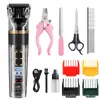 Clipper Eléctrico para Mascotas, Cortapelos Profesional para Perros, Alta Potencia que no se atasca el pelo, Lavable en Cuerpo Completo para Gatos, Rasuradora