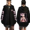 Sudadera con cremallera de Aliexpress Transfronteriza Anime Demon Slayer Kamado Nezuko y Kamado Tanjir