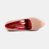 Novedades transfronterizas europeas y americanas: Zapatos de pasarela de alta gama estilo celebrity, con plataformas ultraltas impermeables, tacones finos y un diseño de punta redonda para un efecto potenciador de la altura.