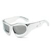 Nuevas gafas de sol de moda personalizadas Y2K con burbujas, estilo hip-hop europeo y americano, con sombra cóncava para exteriores.