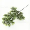 Pino de Bienvenida Bonsái, Ramas de Pino Artificiales, Pino de Belleza, Pino Arhat, Pino Penglai, Pared de Plantas Verdes de Decoración Suave de Ingeniería, Pared de Plantas Verdes