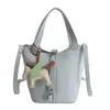 Bolsa de Mão Pequena Retrô da Moda para Mulheres 2026 Novo Modelo Versátil Bolsa Transversal para o Dia a Dia com Toque de Luxo Pequena Bolsa Tote tipo Balde