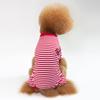Roupas para Cachorro Listradas Roupas para Animais de Estimação Algodão Camiseta para Cachorro Bulldog Francês Cachorro de Pequeno e Médio Porte Pijama Atacado Cães de Pequeno e Médio Porte