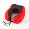 Almohada en forma de U Almohada de viaje de espuma viscoelástica Almohada para siesta de oficina Logotipo impreso Conducción Portátil Almohada cervical Almohada en forma de U
