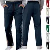 Pantalones casuales de rayas con cordón para hombre transfronterizos Amazon talla europea primavera y otoño nuevos de comercio exterior holgados de pierna ancha para deporte y sudoración
