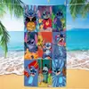 Toalla de Playa con Estampado de Stitch Lindo de Dibujos Animados y Anime, Toalla de Baño de Microfibra Secado Rápido Transfronteriza, Toalla de Playa Espesa
