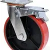 Rueda Giratoria Universal de Poliuretano con Núcleo de Hierro de Alta Resistencia, Rueda Silenciosa Resistente al Desgaste para Carrito, Remolque, Tablero