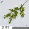 Grama verde nantianzhu ramo alto pico de bambu planta verde grama da sorte comércio exterior comércio exterior atacado flor falsa casamento beleza flor de seda