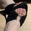 Sandalias Retro de Estilo Británico Altas para Personas Bajas, Versátiles Nuevas de Primavera y Otoño, Tacones de Aguja Delgados Puntiagudos 2025
