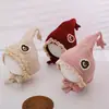 Gorro para Bebé para Otoño e Invierno, Gorro de Punto Cálido y Grueso con Orejas y Punta para Niñas, Gorro de Lana a Prueba de Viento para Bebés para Salidas