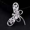 Joias da moda feminina Zircônia AAA Libélula microincrustada broche de alta qualidade fivela de lenço totalmente cravejada de diamantes feminina presente atacado