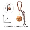Madera de Azufaifo Natural Tallada Moneda de Cobre Campana Artesanías de Madera Colgante Llavero Decoración para Colgar en Interiores Regalo Esencial Venta al por Mayor