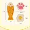 Brinquedo de Bucha Transfronteiriço para Pets Gatos, Brinquedo para Alívio do Tédio, Brinquedo Mastigável para Limpeza dos Dentes e Autoentretenimento com Catnip