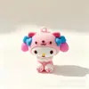 Sanrio Colgante de Muñeca de Goma Blanda 3D Kuromi My Melody Llavero Accesorios Decoración de Mochila Regalo Venta al por Mayor