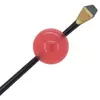 Contraste píldora roja gelatina de jade pasador de pelo antiguo acrílico tocado antiguo accesorio de kimono antiguo pasador