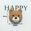Acessórios de cabeça de animal fofos de desenho animado mais vendidos na Internet DIY Copo de água Acessórios para cabelo Material de resina decorativa Capa de telefone