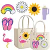 Accesorios Lindo Caricatura Bogg de Amazon Transfronterizo Bolsa con Agujeros Broche Bolsa de Playa Eva Accesorios de Bolso en Stock