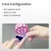 Nueva Lámpara de Flor de Loto para Arte de Uñas de Escritorio, Lámpara Plegable de Fototerapia Led Recargable Inalámbrica, Lámpara de Punta de Uña de Secado Rápido, Lámpara de Curado