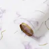Nuevo Papel de Envoltura con Estampado en Caliente de Grano de Mármol y Flores Frescas Empaque de Regalo Mercancía en Stock Venta al por Mayor