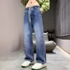 Jeans de mezclilla para hombre, colección primavera/verano, estilo retro americano, corte holgado, pierna ancha, corte recto, hasta el suelo, moda urbana, marca de moda, jeans de papá