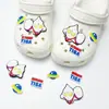 Acessórios de decoração de sapatos DIY para Crocs, fivelas decorativas fofas de pelúcia 3D de desenhos animados, leão e gato do zoológico para a superfície do sapato