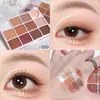 Doze cores paleta de sombras para olhos cor terra mate perolado maquiagem cor terra mate perolado sombra para olhos versão simplificada atacado