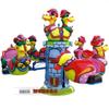 Avión giratorio de dinosaurios. Silla giratoria para niños. Carrusel. Equipo de juegos del parque. Silla giratoria ajustable giratoria