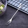 Cuchara de acero inoxidable transfronteriza, cuchara de hoja creativa, cuchara de café, tenedor de fruta, cuchara de postre, cuchara de mezcla de estilo nórdico, cuchara de regalo