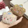 Elástico de Cabelo de Urso de Pelúcia Fofo para Mulheres com Bola de Cabelo, Elástico de Cabelo Que Não Machuca o Cabelo, Tiara Elástica de Borracha Infantil, Prendedor de Cabelo, Inverno