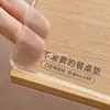 Mantel Transparente de Vidrio Suave, Salvamanteles de Mesa de Comedor de Lujo de Alta Gama, Impermeable, Resistente al Aceite, Lavable, Mantel para Mesa de Centro Rectangular al por Mayor