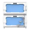 Cama litera doble individual doble piso cápsula espacial cama apartamento para personal hotel familiar cama alta y baja hotel cabina para dormir tipo cápsula