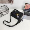 Bolsa de Ombro Masculina Estilo Coreano Moda Simples Ombro Transversal Bolsa Moderna para Celular Mini Marca Moderna Bolsa Ins para Mulheres