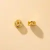 Prata Esterlina S925 Recortada Pequenas Moedas de Cobre Contas Espaçadoras Contas Planas Corda Trançada Artesanal DIY Colar de Mão com Contas Acessórios de Contas Soltas de Moeda