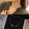 Collar de Panal Chapado en Oro Rosa de 18 Quilates Separador Diamante Diamante CNC Cara Sonriente de Diamante Colgante de Panal Cadena para Clavícula Entrega Directa de Fábrica