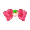 Urso Morango Resina Flor de Sapato Joia Acessórios DIY Desenho Animado Gelo Transparente Brilho Fino Capa de Celular Grampo de Cabelo Copo d'Água Fivela de Sapato Decoração