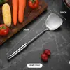 Espátula e Colher de Aço Inoxidável 304, Espátula e Colher de Cozinha Doméstica, Espátula Espessada e Escorredor Conjunto de Utensílios de Cozinha