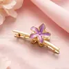 Nuevo Estilo Elegante Fresco Floral Parte Trasera de la Cabeza Pinza para el Cabello Moño Peinado Elegante Pinza de Tiburón Pinza de Garra Accesorios para el Cabello Nicho Sensación de Alta Gama