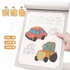 Libro de Bocetos Grueso B5 con Tapa Flip, Diseño Trasero Línea, Libro de Dibujo de Hojas Sueltas, Libro Portátil para Dibujo a Mano