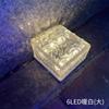 Lámpara de Ladrillo de Hielo Solar Larga Brillante para Decoración de Paisaje de Escalera de Jardín de Villa de Plástico Impermeable Resistente a la Presión Transfronteriza Plaza Exterior
