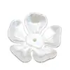 Concha de pérola artificial flor de cinco pétalas coração de flor de liga faça você mesmo grampo de cabelo antigo Joias Artesanato material decorativo acessórios
