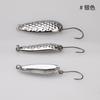 TWM Diamond Lentejuela Señuelo Gancho Sencillo Control Remoto Micro-objeto Pequeña Plancha de Hierro Pesca de Corriente Raya Blanca Deformado Pez Militar Cebo Biónico
