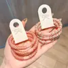 Diadema de Lujo Estilo Coreano con Diseño de Código de Barras, Diadema de Alta Elasticidad a la Moda, Goma para Recoger el Cabello