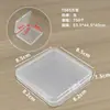 Caja de plástico transparente de PP para ferretería, equipo de pesca con señuelo, tarjetas, caja de almacenamiento de plástico con tapa, caja transparente para accesorios, caja de PP