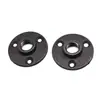 Placa de flange de ferro fundido artesanato de ferro fundido base fixa de parede prateleira de armazenamento para tubo de água peça de flange estilo retrô Malang