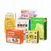 Caixas de embalagem de produtos personalizadas, caixas de papelão branco, caixas impressas para cosméticos e presentes digitais, caixas tipo avião, logotipo personalizado